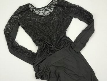 sukienki czarna długa wieczorowa: Dress, S (EU 36), condition - Very good