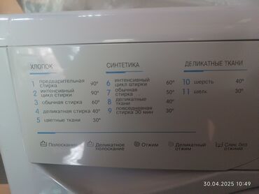 Стиральные машины: Стиральная машина Indesit, Б/у, Автомат, До 5 кг, Полноразмерная