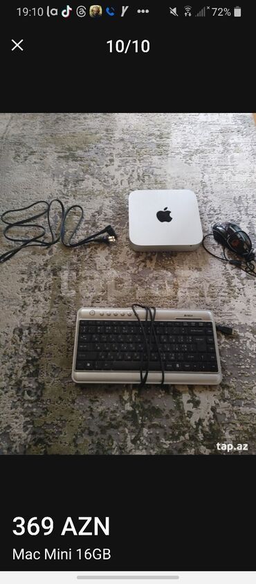 Masaüstü kompüterlər və iş stansiyaları: Mac Mini İ7 Proccesor 16 GB RAM 2 TB yaddas ideal veziyetde Mouse — 5