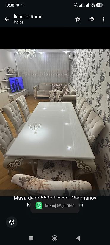 Masa desti 550₼ Unvan Nerimanov Kosmosun binası &amp;Rumi