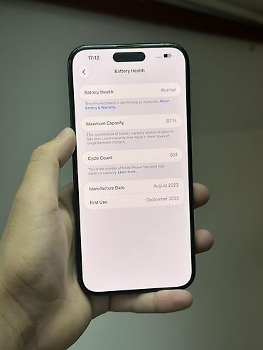 15 pro iphone: IPhone 15 Pro Max, Б/у, 256 ГБ, Синий, Чехол, 87 % — 5