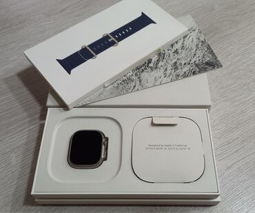зарядка apple watch: Apple watch ultra 2 titanium 49mm pil100 ideal vəziyyətdə demək olar