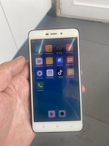 телефоны xiaomi: Xiaomi, Redmi 4A, Б/у, 16 ГБ, цвет - Синий, 2 SIM