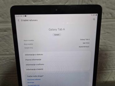 Tableti: Samsung Tab A SM-T510
Potpuno ispravan.
100€ na lalafo.rs — 9 Tableti: Samsung Tab A SM-T510
Potpuno ispravan.
100€ — 9
