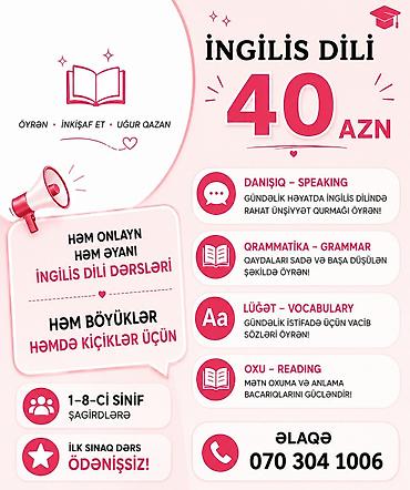 dəyə: Müəllim, İngilis dili, 3-5 illik təcrübə, Dəyişən qrafik — 1