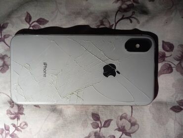 ноутбук apple цена бишкек: IPhone Xs, Б/у, 64 ГБ, Белый, Защитное стекло, Чехол, 100 %