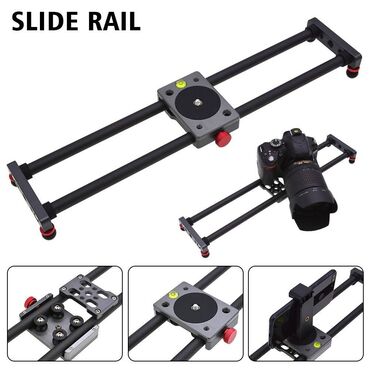 baseus bowie e3 qiymeti: Kamera Slider Camera dolly Video tənzimləyici Carbon fiber materialdan