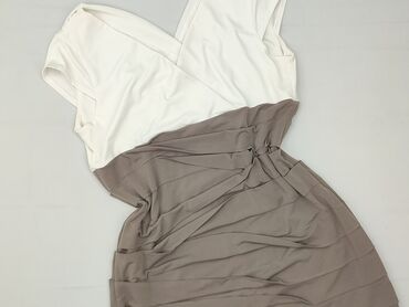 sukienka plus size na chrzciny: Women`s dress, Urszula Szyk, size 3XL (EU 46)