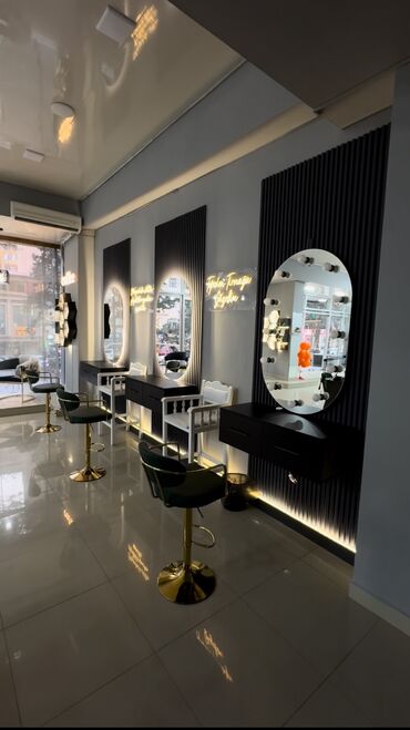 bərbər mebeli: MEBELLƏR TAM TƏZƏDI SALON BAĞLANDIĞI ÜÇÜN HƏRŞEY SATILIR DƏYƏRİNDƏN