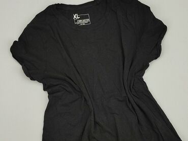 spódniczki skórzane czarne: T-shirt, FBsister, XL (EU 42), condition - Very good