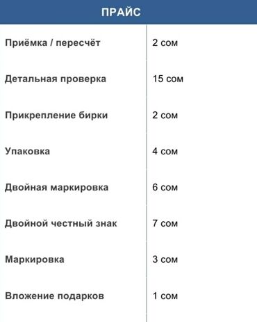 вишня бишкек: Услуги фулфилмента в Бишкеке ( район Кызылк Аскер). Проверка на брак