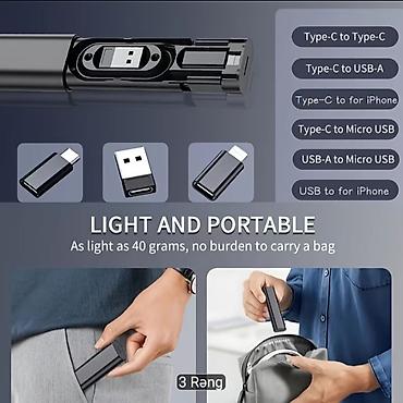 Hicab: Məhsul 1: USB-C sürətli şarj kabelləri dəsti - Miqdar: 3 ədəd - — 7
