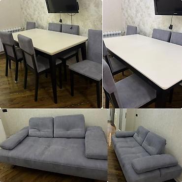 Masa acilandir, stullarda yaxshi veziyyetdedir 700azn Divan lalafo.az -da Masa acilandir, stullarda yaxshi veziyyetdedir 700azn Divan