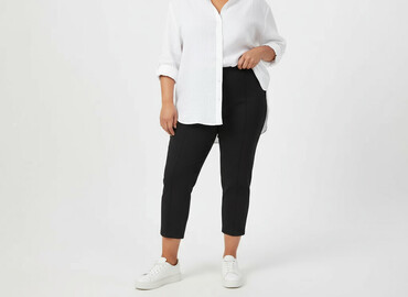 Women's Pants: H&M, Spodnie materiałowe damskie, rozmiar 4XL