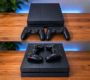 playstation 4 500gb 2 controller: Məhsul: Sony PlayStation 4 (PS4) oyun konsolu + 2 ədəd DualShock 4 — 2