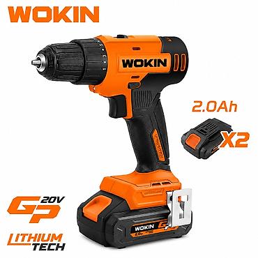 №: 4372 Məhsulun adı: Zərbəli drel-şurup bağlayan Wokin W622103, 20V