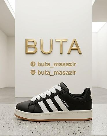 adidas şort: Adidas Campus idman ayaqqabısı - Klassik “Campus” silueti, yandan 3 — 1