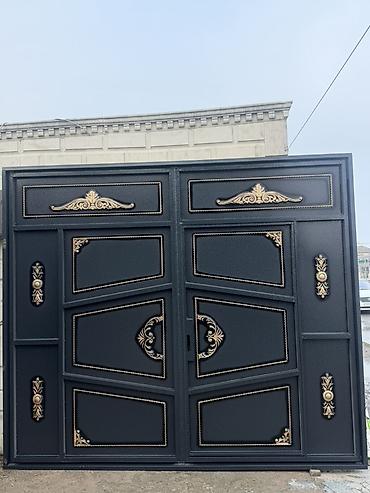 Həyət darvazaları: Yeni Dəmir Həyət darvazası, Yana açılan, 3 m, Mexaniki, Qapı ilə, Kredit yoxdur, Ödənişli quraşdırma, Rayonlara çatdırılma, Ödənişli çatdırılma, Ünvandan götürmə — 9
