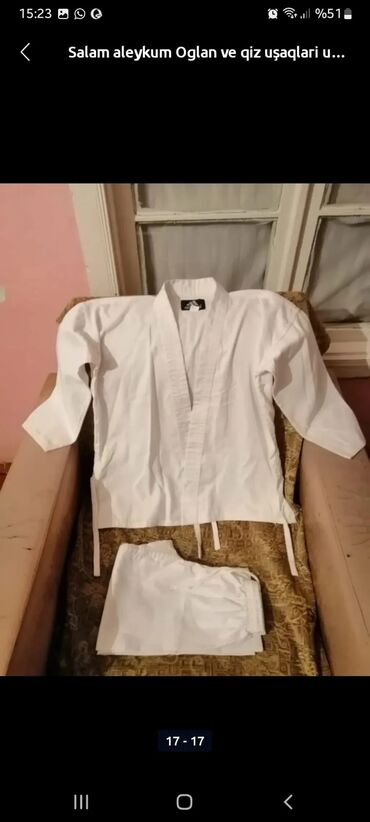 İdman formaları: Salam Aleykum Oğlan və qız uşaqları üçün Yeni Karate geyimləri -da lalafo.az — 3 İdman formaları: Salam Aleykum Oğlan və qız uşaqları üçün Yeni Karate geyimləri — 3