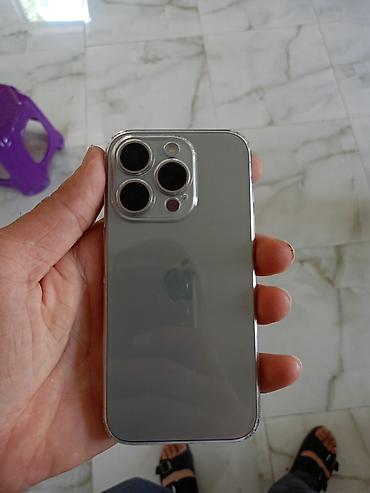 Apple iPhone: IPhone 15 Pro, 128 GB, Natural Titanium, Barmaq izi, Face ID — 2