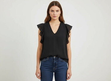 Bluzki: H&M, Bluzka damska, rozmiar L