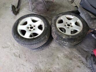 покрышка 16: Дөңгөлөктөр монтажда 205 / 60 / R 16, All-season, Колдонулган, Комплект, Жеңил унаалар, Куйма, тешиктери - 5