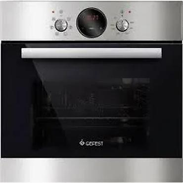pec qiyməti: GEFEST DA 602-02 РН7 Quraşdırılan Elektrikli Soba — Retro Mat Qara — 1