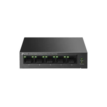 ugradna ploca sa 4 ringle: TP-Link LS105GP – 5-Portni Gigabitni Switch sa 4x PoE+ 🚀 🔌 Savršeno