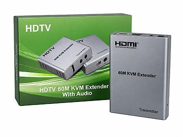 network: HDMI Extender 60M KVM With Audio Компактный HDMI удлинитель для — 1