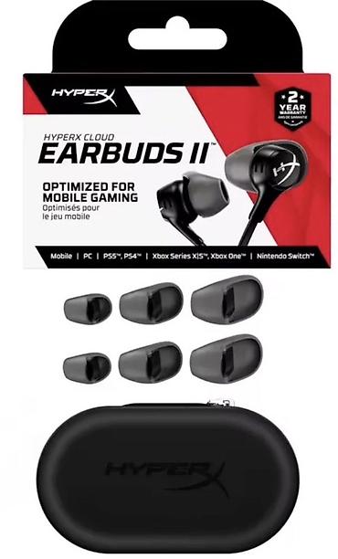 Qulaqcıqlar: HyperX Cloud Earbuds II – mobil oyun üçün optimallaşdırılmış naqilli — 1