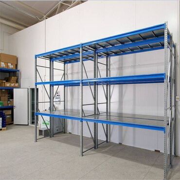 стеллаж шкаф: Складские стеллажи, металлический стеллаж для склада, грузовой стеллаж