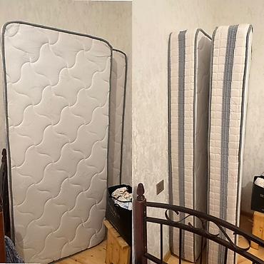 döşək qiymətləri: İki ədəd ortopedik tək nəfərlik matras - Ölçü: uzunluğu - 1.96 eni - — 1