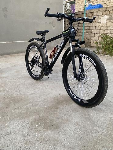 velpsiped: Velostrim dağ velosipedi - Güclü alüminium tipli karkas, düz sükan və — 1