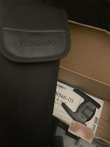 Фото и видеокамеры: Yongnuo Digital Speedlite YN560-III fotoaparat fleşi Xüsusiyyətlər: - — 7