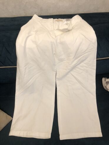 pencekler qadin ucun: Şalvar, H&M, S, rəng - Ağ
