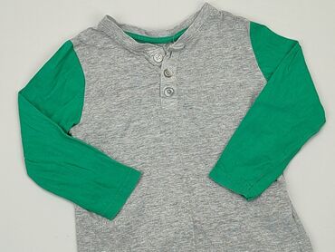 szara bluzka dla dziewczynki: Bluzka, Lupilu, 1.5-2 lat, 86-92 cm, stan - Dobry