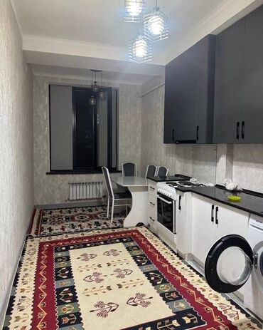 сдаю квартиру на длительный срок в районе кызыл аскерь: 1 бөлмө, Кыймылсыз мүлк агенттиги, Чогуу жашоосу жок, Толугу менен эмереги бар
