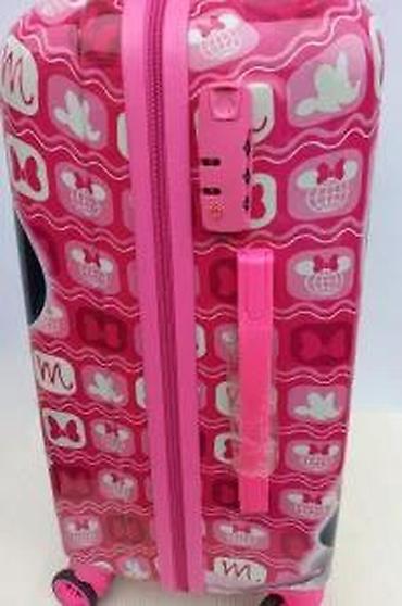 Rančevi, torbe i koferi: Dečji kofer na točkiće – Minnie Mouse motiv - Dimenzije: kabinski — 18