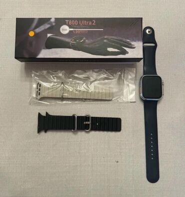 basavik qutusu: Smart saatlar satılır.Təzədir.Qutusu var.T 800 ultra var.Apple watch
