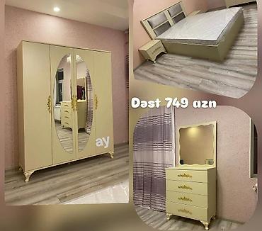 levent mebel: *4 qapılı yataq dəsti* – sifarişlə hazırlanır ✨ Rəng seçimi mövcuddur — 1