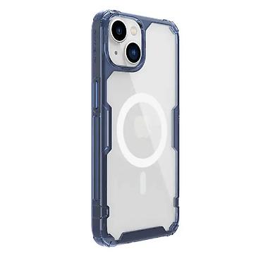 Maske i futrole za telefone: Maska Nillkin Nature Pro Magnetic za iPhone 14 Plus 6.7 plava. Uz brzu — 3