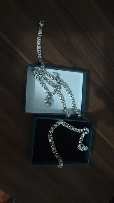 luç qızıl saat: Dəstə daxildir: Boyunbağı, Cartier, Gümüş, 925 Əyar, 49 g — 2