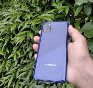 samsung s8600 wave 3: Samsung Galaxy A31, 128 GB, rəng - Qara, Barmaq izi, Face ID