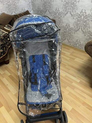 прогулочная коляска peg perego: Балдар арабасы, түсү - Көгүлтүр, Колдонулган