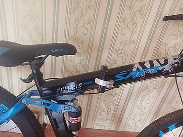 islenmis velosiped: SAFT markalı dağ/trekkinq tipli velosiped. Qara-göy rəng — 3