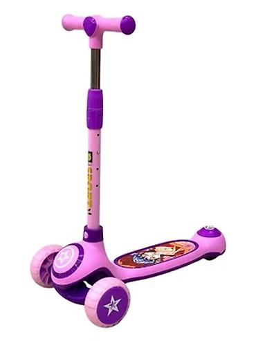yun corablar: Uşaq Skuteri Sport 2346-pink – İşıqlı Təkərlərlə (Çəhrayı) Sport — 1