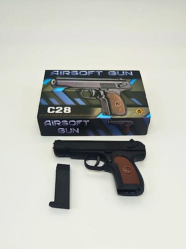 орбизный пестолет: Металлический игрушечный пистолет Air Soft Gun K-33A (игрушечный) ✅ — 7