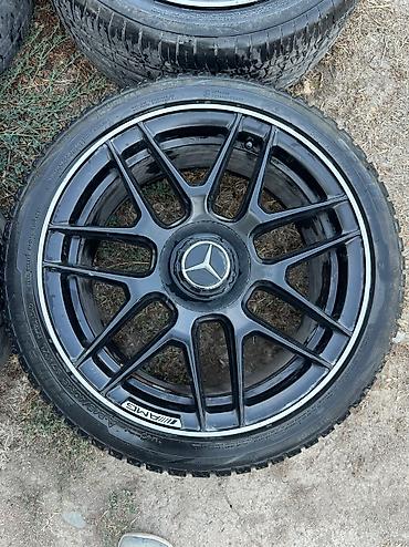 Транспорт: Литые Диски R 18 AMG, Комплект, отверстий - 5, Б/у — 4