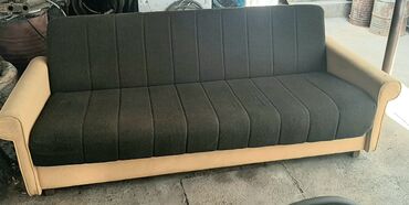 trosedi ruski krstur: Three-seat sofas, Textile, color - Brown, Used