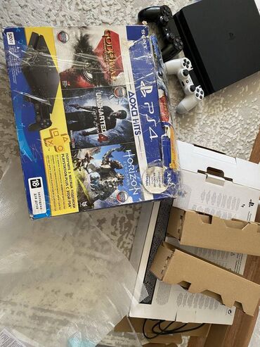 PS4 (Sony Playstation 4): Sony playstation 4 slim modeli 1TB yaddashla. Konsol mukemmel — 6